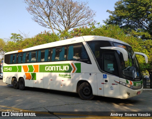 Empresa Gontijo de Transportes 21540 na cidade de São Paulo, São Paulo, Brasil, por Andrey  Soares Vassão. Número da foto: #9804796.