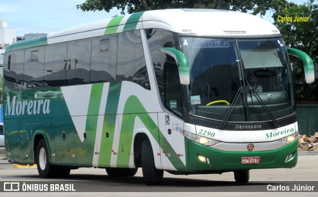 Empresa de Transportes e Turismo Moreira 2290 na cidade de Goiânia, Goiás, Brasil, por Carlos Júnior. ID da foto: 9803903.