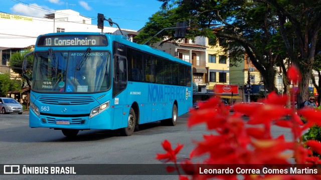 FAOL - Friburgo Auto Ônibus 563 na cidade de Nova Friburgo, Rio de Janeiro, Brasil, por Leonardo Correa Gomes Martins. Número da foto: #9808506.