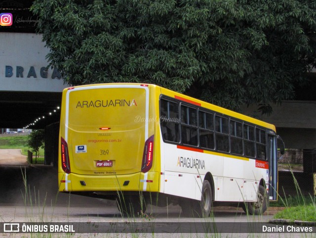 Viação Araguarina 3169 na cidade de Anápolis, Goiás, Brasil, por Daniel Chaves. ID da foto: 9806616.