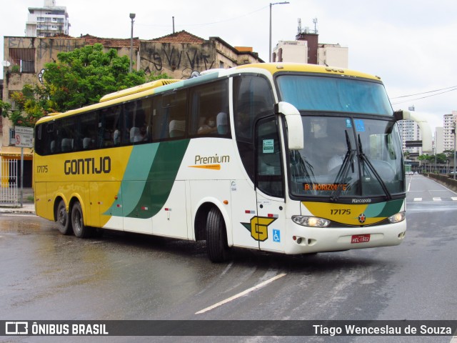 Empresa Gontijo de Transportes 17175 na cidade de Belo Horizonte, Minas Gerais, Brasil, por Tiago Wenceslau de Souza. ID da foto: 9807293.