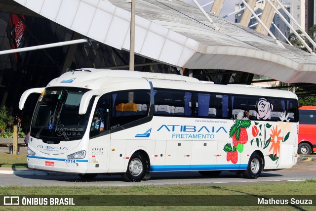 Viação Atibaia São Paulo 1714 na cidade de Jundiaí, São Paulo, Brasil, por Matheus Souza. Número da foto: #9807557.