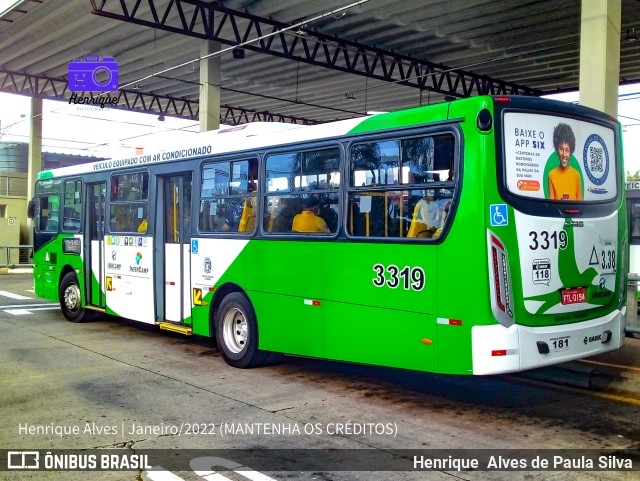 VB Transportes e Turismo 3319 na cidade de Campinas, São Paulo, Brasil, por Henrique Alves de Paula Silva. ID da foto: 9805143.