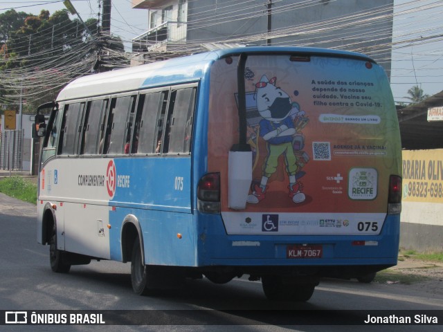 Sistema Complementar de Recife 075 na cidade de Recife, Pernambuco, Brasil, por Jonathan Silva. ID da foto: 9805181.