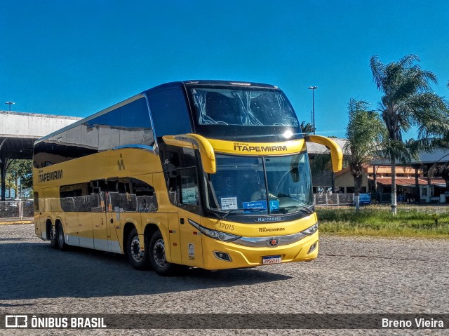 Viação Itapemirim 17015 na cidade de Campos dos Goytacazes, Rio de Janeiro, Brasil, por Breno Vieira. Número da foto: #9806002.