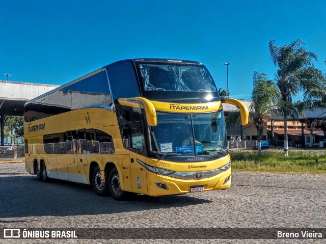 Viação Itapemirim 17015 na cidade de Campos dos Goytacazes, Rio de Janeiro, Brasil, por Breno Vieira. ID da foto: 9806002.