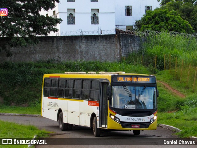 Viação Araguarina 3169 na cidade de Anápolis, Goiás, Brasil, por Daniel Chaves. ID da foto: 9806588.