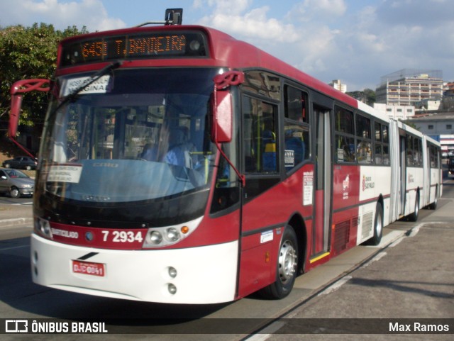 Viação Campo Belo 7 2934 na cidade de São Paulo, São Paulo, Brasil, por Max Ramos. Número da foto: #9806364.