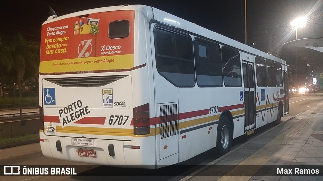 SOPAL - Sociedade de Ônibus Porto-Alegrense Ltda. 6707 na cidade de Porto Alegre, Rio Grande do Sul, Brasil, por Max Ramos. ID da foto: 9807519.