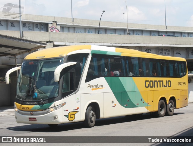 Empresa Gontijo de Transportes 18275 na cidade de Rio de Janeiro, Rio de Janeiro, Brasil, por Tadeu Vasconcelos. Número da foto: #9808208.