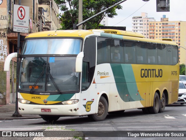 Empresa Gontijo de Transportes 14715 na cidade de Belo Horizonte, Minas Gerais, Brasil, por Tiago Wenceslau de Souza. ID da foto: 9807307.