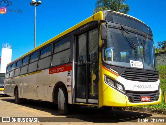 Viação Araguarina 3169 na cidade de Anápolis, Goiás, Brasil, por Daniel Chaves. Número da foto: #9805147.