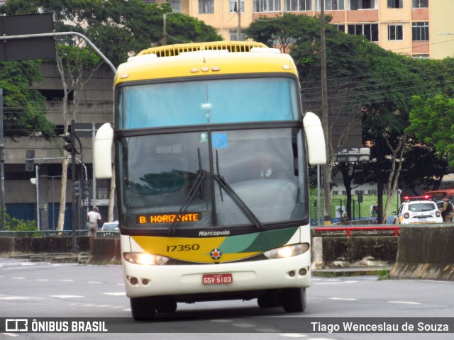 Empresa Gontijo de Transportes 17350 na cidade de Belo Horizonte, Minas Gerais, Brasil, por Tiago Wenceslau de Souza. ID da foto: 9807191.