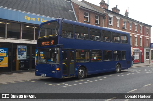 Beestons Coaches  na cidade de Colchester, Essex, Inglaterra, por Donald Hudson. ID da foto: 9809062.