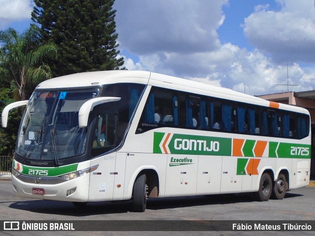 Empresa Gontijo de Transportes 21725 na cidade de Três Corações, Minas Gerais, Brasil, por Fábio Mateus Tibúrcio. ID da foto: 9808981.