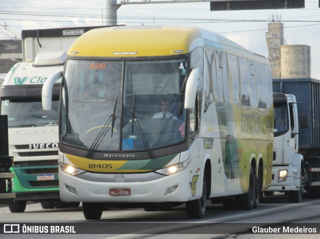 Empresa Gontijo de Transportes 18405 na cidade de Jaboatão dos Guararapes, Pernambuco, Brasil, por Glauber Medeiros. Número da foto: #9809842.