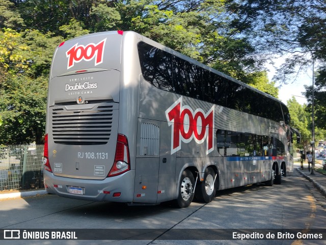 Auto Viação 1001 RJ 108.1131 na cidade de São Paulo, São Paulo, Brasil, por Espedito de Brito Gomes. Número da foto: #9810602.