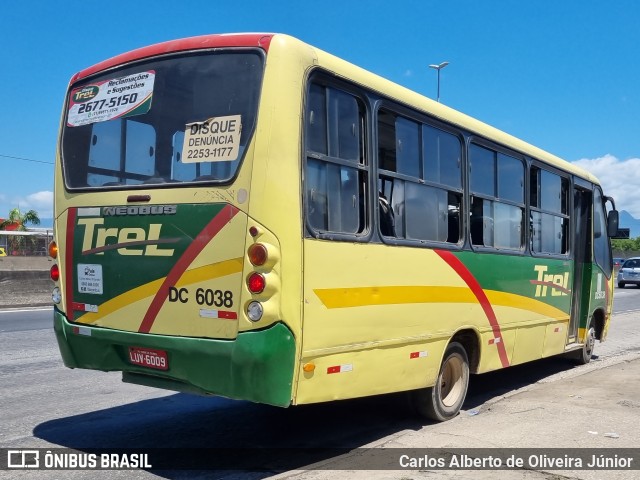 TREL - Transturismo Rei DC 6.038 na cidade de Duque de Caxias, Rio de Janeiro, Brasil, por Carlos Alberto de Oliveira Júnior. ID da foto: 9812935.