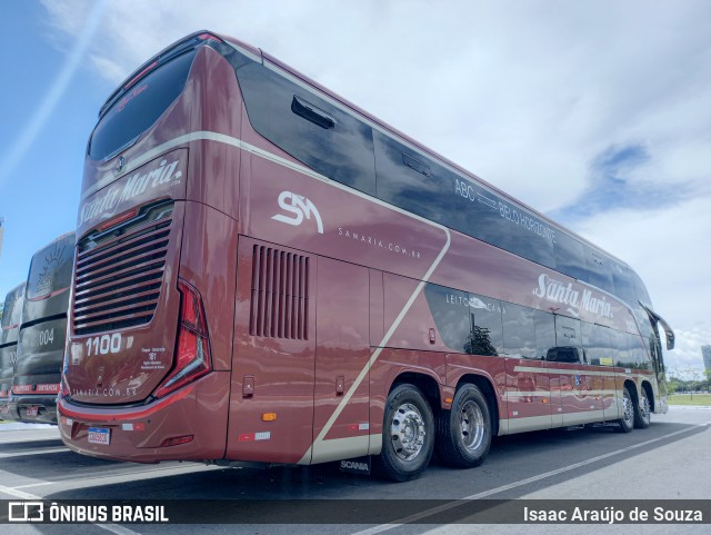 Santa Maria Fretamento e Turismo > Transportes Santa Maria(SP) 1100 na cidade de Brasília, Distrito Federal, Brasil, por Isaac Araújo de Souza. Número da foto: #9813528.