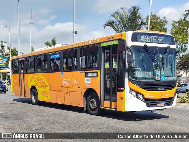 Empresa de Transportes Braso Lisboa A29057 na cidade de Rio de Janeiro, Rio de Janeiro, Brasil, por Carlos Alberto de Oliveira Júnior. ID da foto: 9812939.