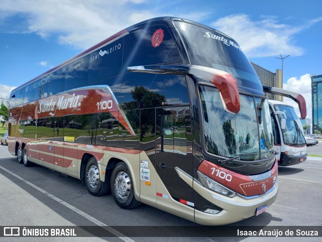 Santa Maria Fretamento e Turismo > Transportes Santa Maria(SP) 1100 na cidade de Brasília, Distrito Federal, Brasil, por Isaac Araújo de Souza. Número da foto: #9813520.