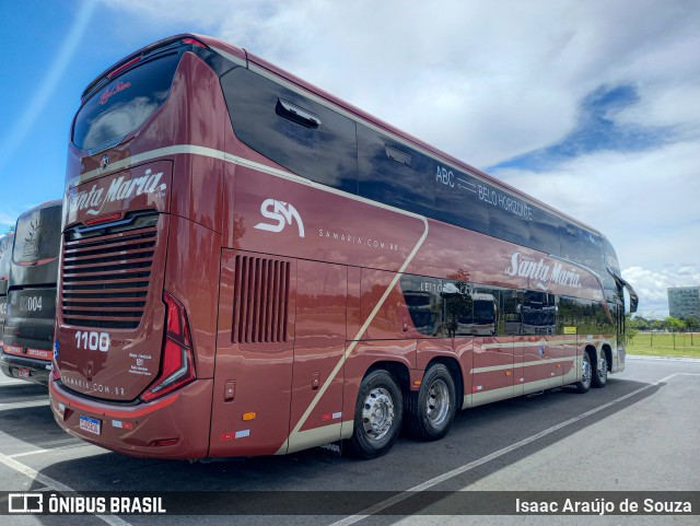 Santa Maria Fretamento e Turismo > Transportes Santa Maria(SP) 1100 na cidade de Brasília, Distrito Federal, Brasil, por Isaac Araújo de Souza. Número da foto: #9813525.