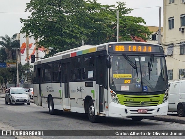 Auto Viação Três Amigos B44653 na cidade de Rio de Janeiro, Rio de Janeiro, Brasil, por Carlos Alberto de Oliveira Júnior. ID da foto: 9812963.