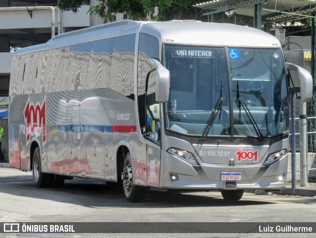 Auto Viação 1001 RJ 108.1237 na cidade de Rio de Janeiro, Rio de Janeiro, Brasil, por Luiz Guilherme. Número da foto: #9813876.