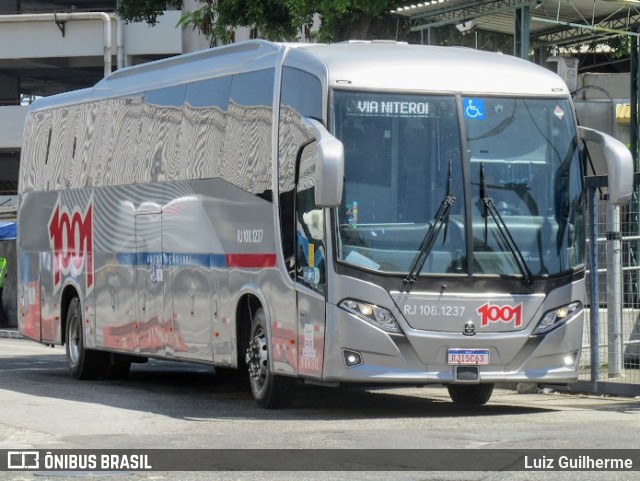 Auto Viação 1001 RJ 108.1237 na cidade de Rio de Janeiro, Rio de Janeiro, Brasil, por Luiz Guilherme. ID da foto: 9813876.