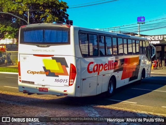 Transportes Capellini 16015 na cidade de Hortolândia, São Paulo, Brasil, por Henrique Alves de Paula Silva. Número da foto: #9816246.