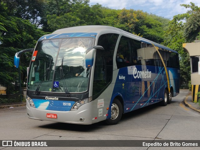 Viação Cometa 15110 na cidade de São Paulo, São Paulo, Brasil, por Espedito de Brito Gomes. ID da foto: 9816384.