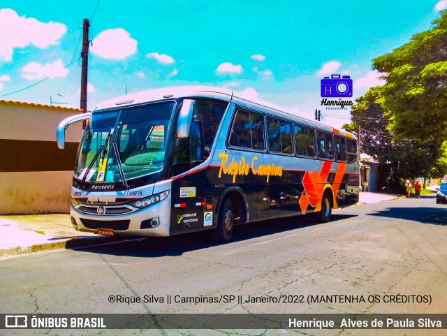 Rápido Campinas 10076 na cidade de Campinas, São Paulo, Brasil, por Henrique Alves de Paula Silva. Número da foto: #9816270.