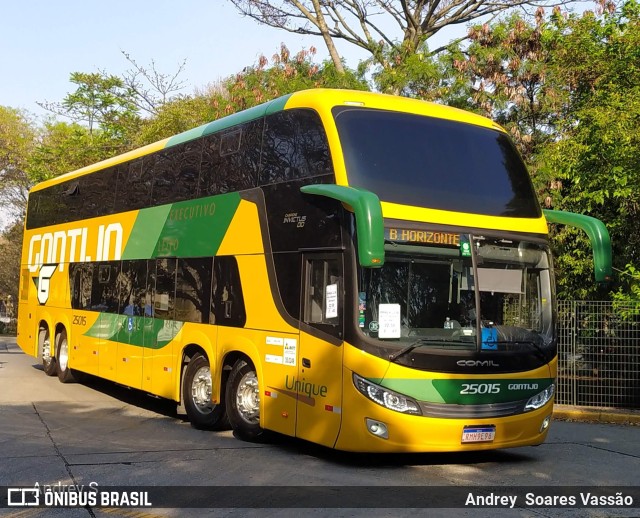 Empresa Gontijo de Transportes 25015 na cidade de São Paulo, São Paulo, Brasil, por Andrey  Soares Vassão. Número da foto: #9814676.