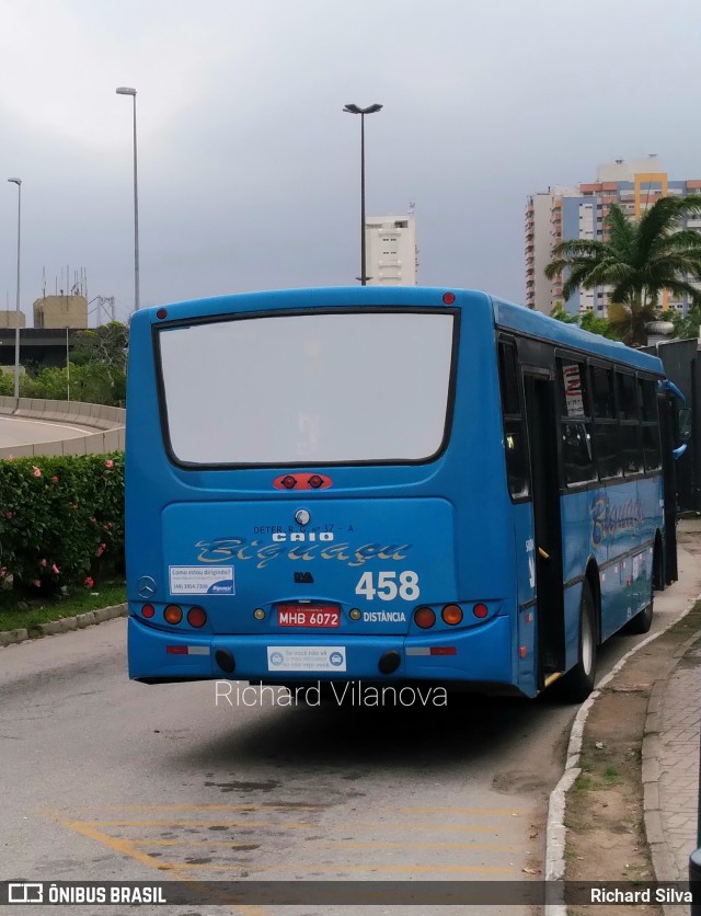 Biguaçu Transportes Coletivos Administração e Participação 458 na cidade de Florianópolis, Santa Catarina, Brasil, por Richard Silva. ID da foto: 9815121.