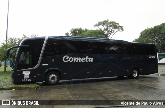 Viação Cometa 721549 na cidade de São Paulo, São Paulo, Brasil, por Vicente de Paulo Alves. ID da foto: 9815600.