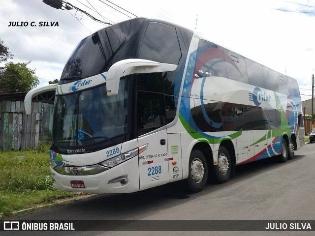 Auto Viação Critur 2288 na cidade de Esteio, Rio Grande do Sul, Brasil, por JULIO SILVA. Número da foto: #9816238.