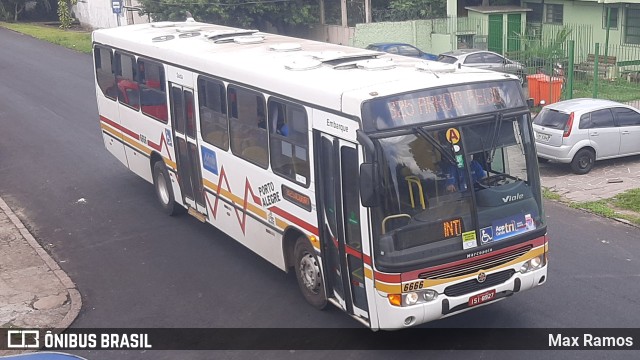 SOPAL - Sociedade de Ônibus Porto-Alegrense Ltda. 6666 na cidade de Porto Alegre, Rio Grande do Sul, Brasil, por Max Ramos. ID da foto: 9815557.