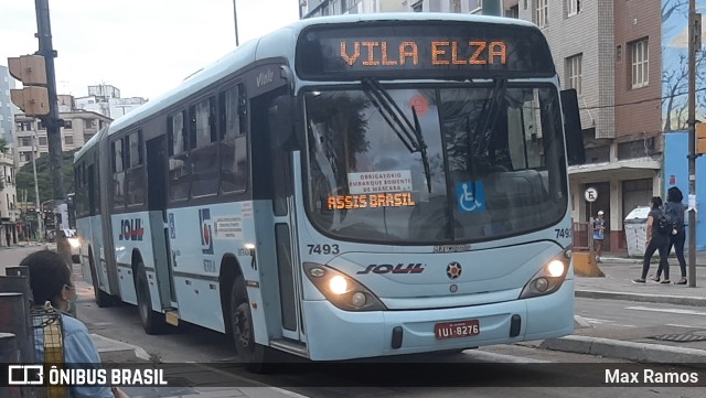 SOUL - Sociedade de Ônibus União Ltda. 7493 na cidade de Porto Alegre, Rio Grande do Sul, Brasil, por Max Ramos. ID da foto: 9815570.