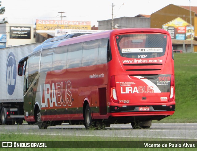 Lirabus 15019 na cidade de Mairinque, São Paulo, Brasil, por Vicente de Paulo Alves. ID da foto: 9815577.