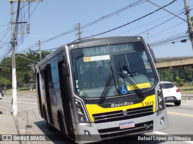 Upbus Qualidade em Transportes 3 5915 na cidade de São Paulo, São Paulo, Brasil, por Rafael Lopes de Oliveira. Número da foto: #9815393.