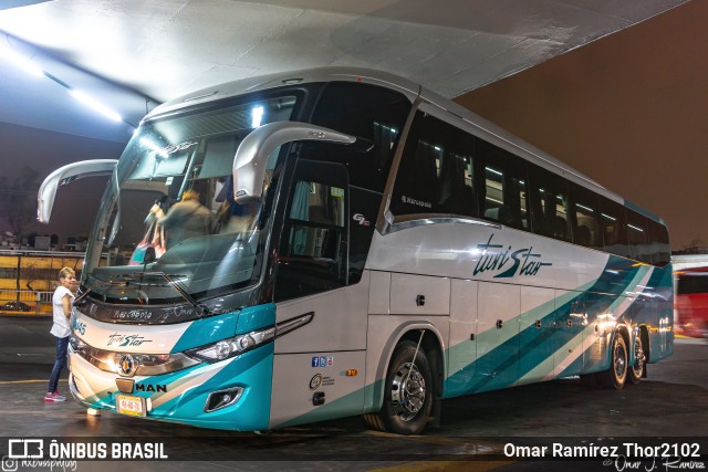 Turistar 3045 na cidade de Gustavo A. Madero, Ciudad de México, México, por Omar Ramírez Thor2102. Número da foto: #9815057.