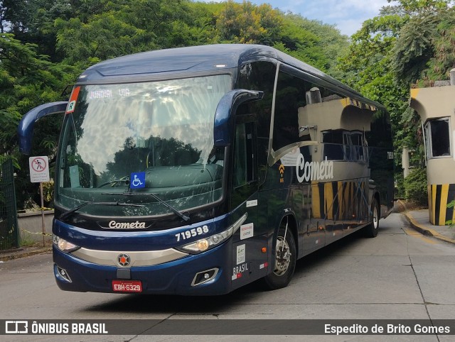 Viação Cometa 719598 na cidade de São Paulo, São Paulo, Brasil, por Espedito de Brito Gomes. Número da foto: #9816363.