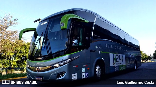 Viação Garcia 82256 na cidade de Presidente Prudente, São Paulo, Brasil, por Luis Guilherme Costa. Número da foto: #9876789.