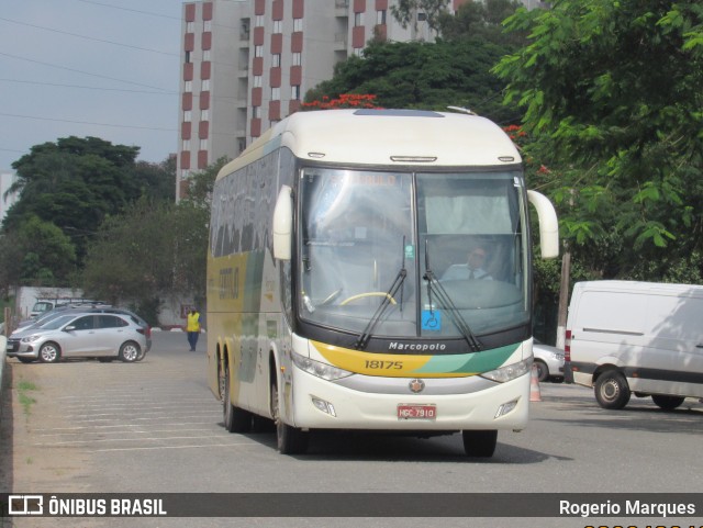 Empresa Gontijo de Transportes 18175 na cidade de São José dos Campos, São Paulo, Brasil, por Rogerio Marques. ID da foto: 9878515.