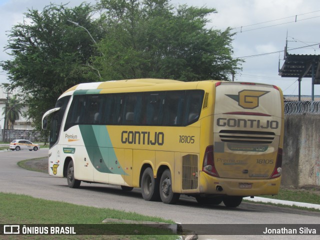 Empresa Gontijo de Transportes 18105 na cidade de Recife, Pernambuco, Brasil, por Jonathan Silva. ID da foto: 9877155.