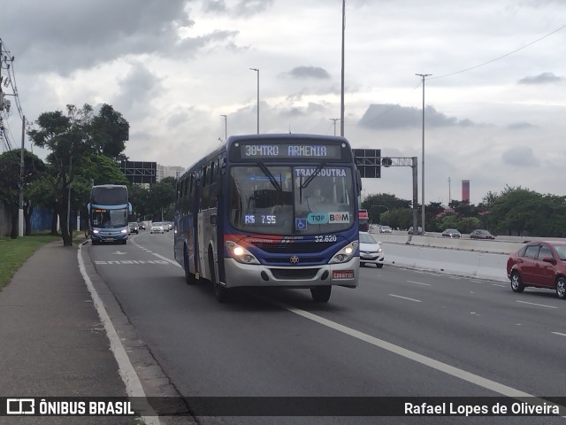 Viação Transdutra 32.620 na cidade de São Paulo, São Paulo, Brasil, por Rafael Lopes de Oliveira. Número da foto: #9877611.