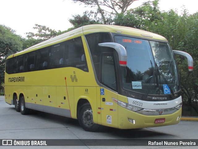 Viação Itapemirim 60533 na cidade de São Paulo, São Paulo, Brasil, por Rafael Nunes Pereira. ID da foto: 9878367.