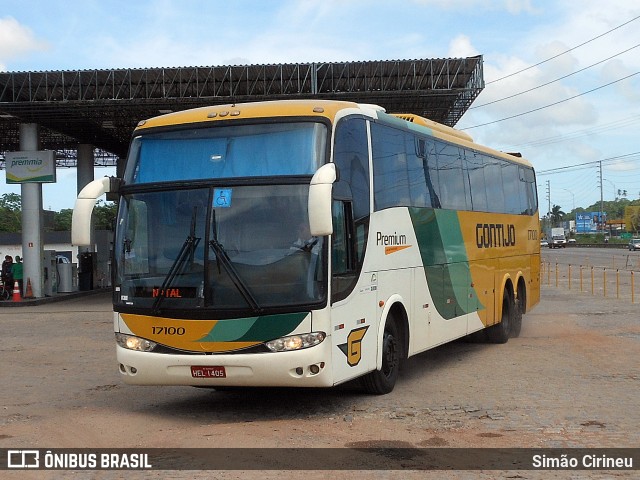 Empresa Gontijo de Transportes 17100 na cidade de Bayeux, Paraíba, Brasil, por Simão Cirineu. Número da foto: #9878174.