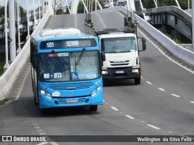 Viação Serrana 15205 na cidade de Vitória, Espírito Santo, Brasil, por Wellington  da Silva Felix. ID da foto: 9878531.