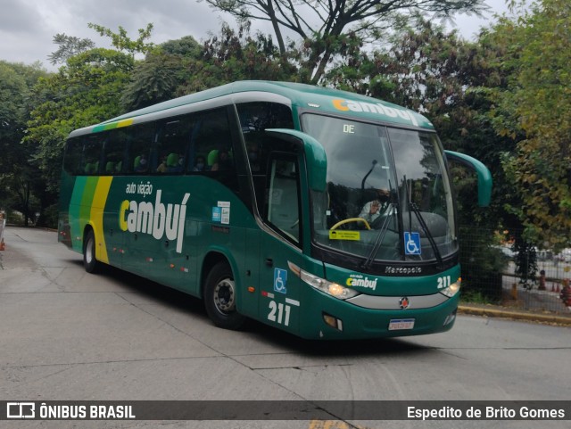 Auto Viação Cambuí 211 na cidade de São Paulo, São Paulo, Brasil, por Espedito de Brito Gomes. ID da foto: 9876863.